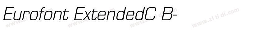 Eurofont ExtendedC B字体转换